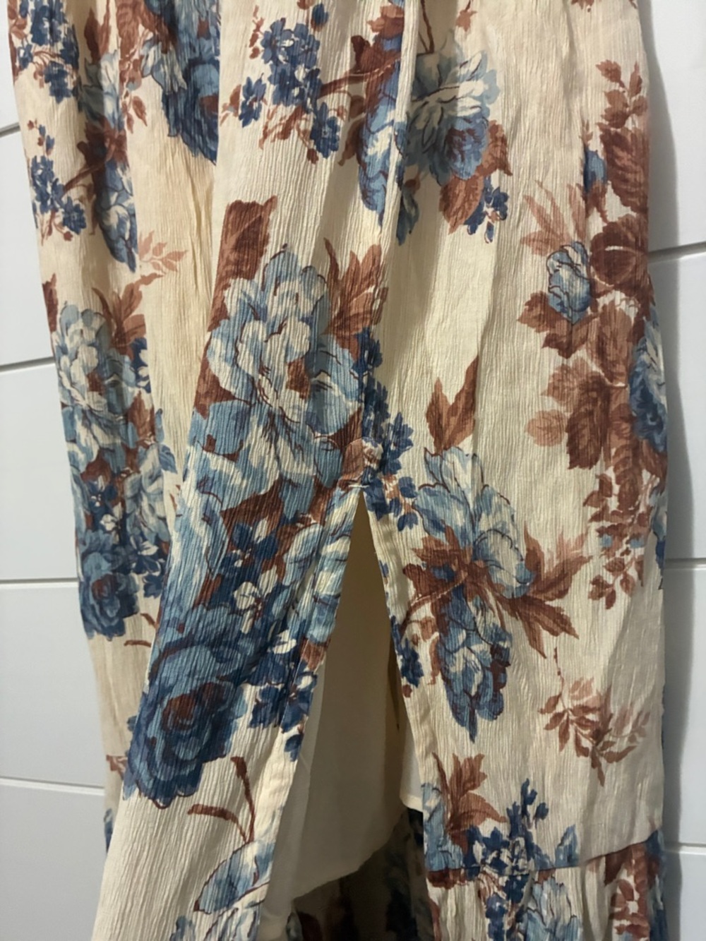 ABERCROMBIE Full length floral maxi dress new size XL tall - Picture 5 of 5